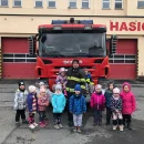 Broučci navštívili hasičský záchranný sbor v Olomouci