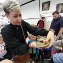 Návštěva dětí v minizoo UP - včeličky