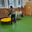 Motýlci v tělocvičně ZŠ Roosveltova