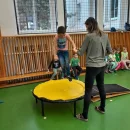 Motýlci v tělocvičně ZŠ Roosveltova