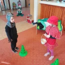 Motýlci dramatizují pohádku O Červené Karkulce