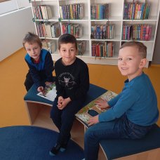 Návštěva nové knihovny Kotelna - Včeličky