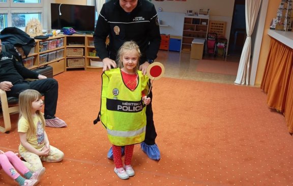 Městská policie u Motýlků.