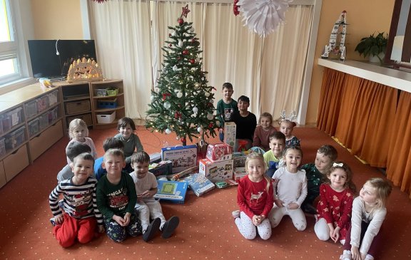 Vánoční nadílka u Motýlků.