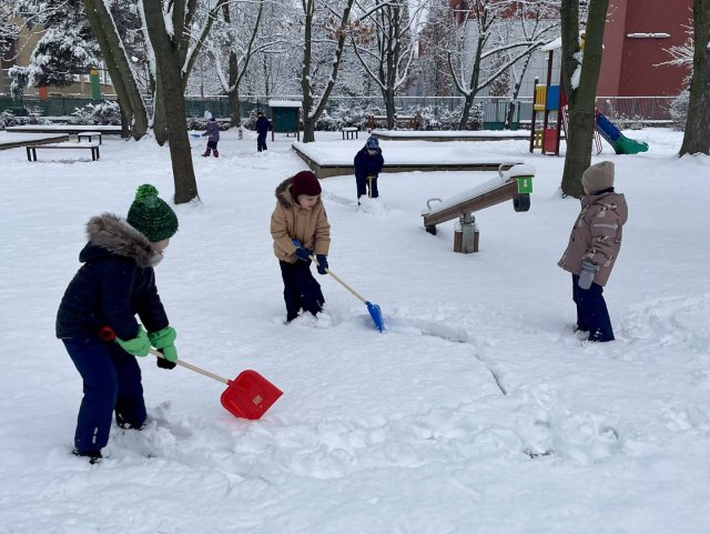 Motýlci si užívají sněhové nadílky