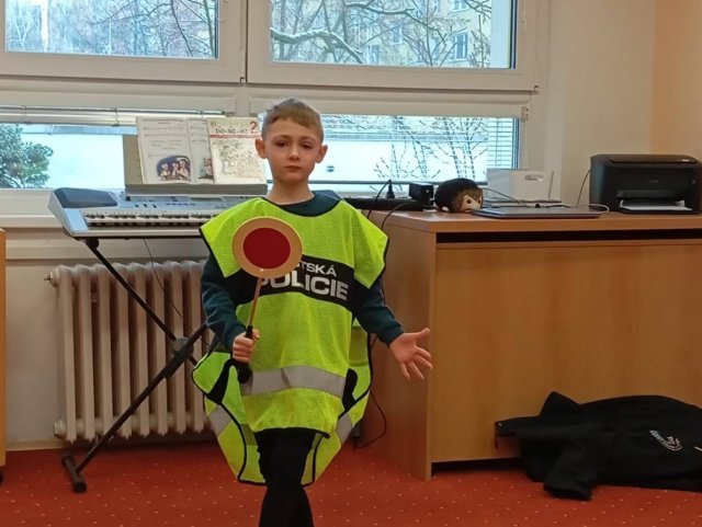 Návštěva policie u předškoláků